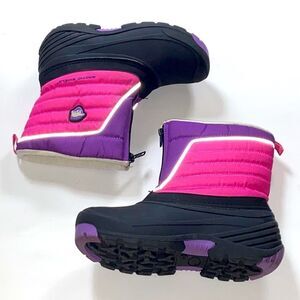 ARCTIC SHIELD SNOW COLOR PINK BLACK PURPLE GIRL SHOES BOOTS SIZE 4